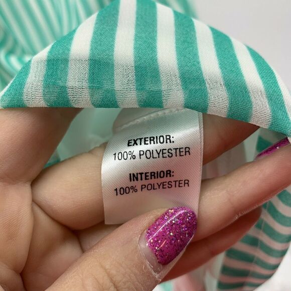 Judith March One Shoulder Embroidered Teal Dress S - Picture 9 of 9